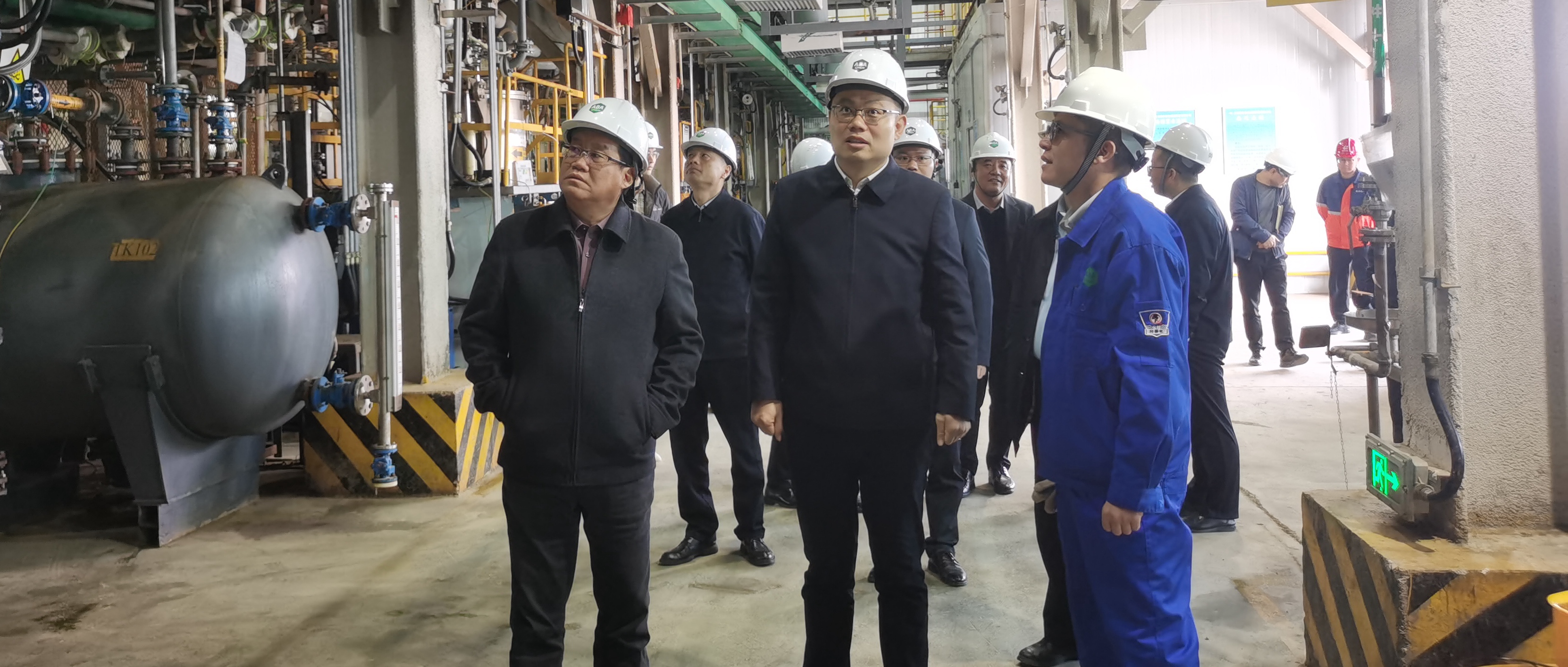 重庆长寿经开区管委会领导调研雅本兰州中试基地