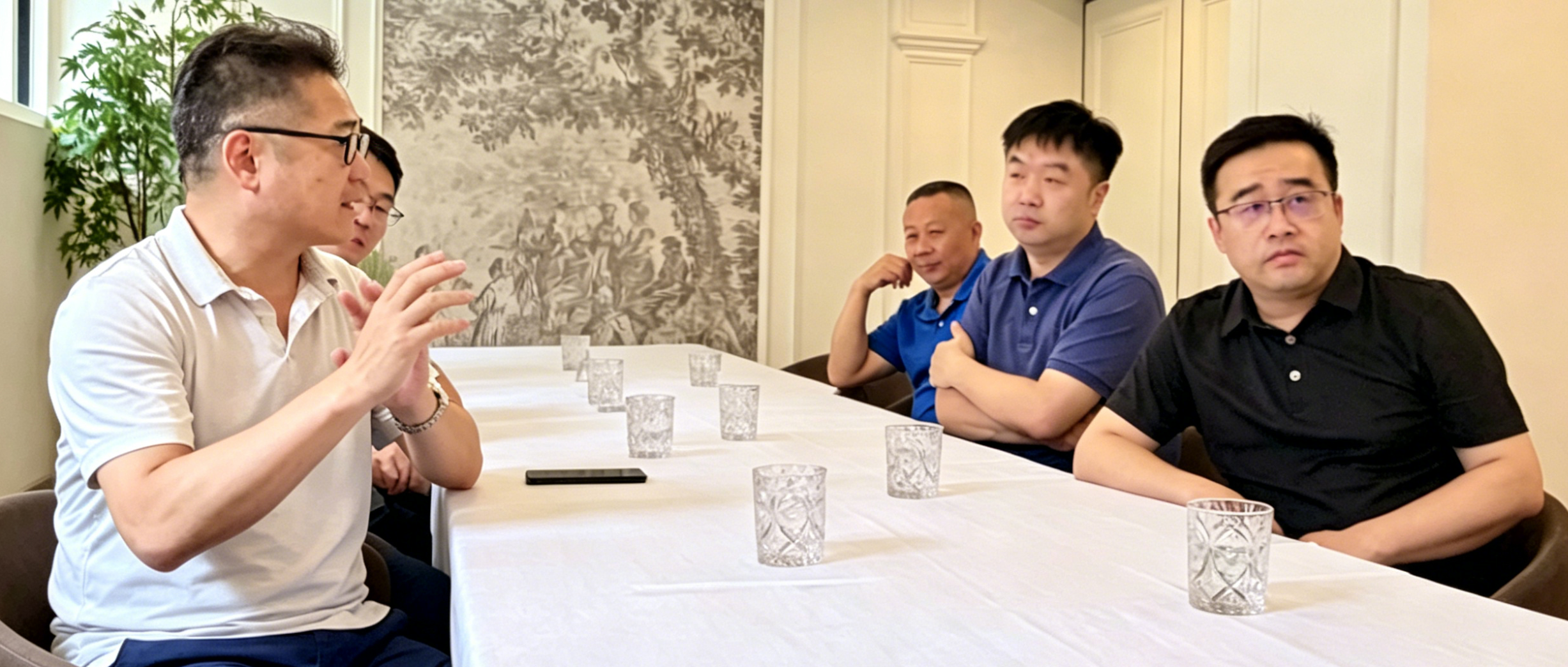 洋口镇冯永军镇长一行到访雅本化学座谈交流